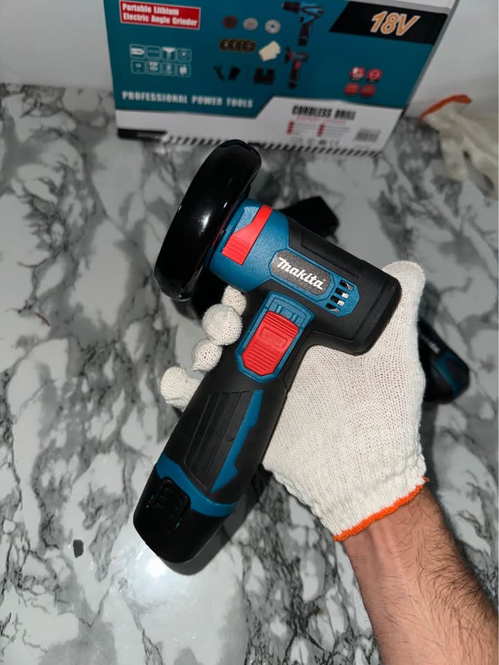 Combo Amoladora inalámbrica +2 Baterías y 2 Ruedas de corte